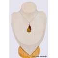 Pendentif Jaspe Mokaïte forme larme Pendentifs pierres naturelles CWA87.2
