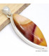 Pendentif marquise en Jaspe Mokaïte Pendentifs pierres naturelles CWA87.3