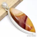 Pendentif marquise en Jaspe Mokaïte - Pendentifs pierres naturelles