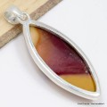 Pendentif marquise en Jaspe Mokaïte Pendentifs pierres naturelles CWA87.3
