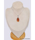 Pendentif Agate du Montana (Yellow Stone) forme goutte Bijoux en Agate Montana CWA90