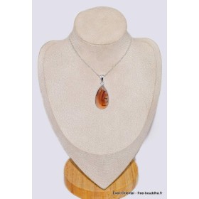 Pendentif Agate du Montana (Yellow Stone) forme goutte Bijoux en Agate Montana CWA90