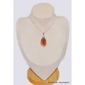 Pendentif Agate du Montana (Yellow Stone) forme goutte - Bijoux en Agate