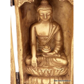 Autel temple bouddhiste Triptyque 20 cm Statuettes Bouddhistes TRYP2