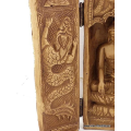 Autel temple bouddhiste Triptyque 20 cm Statuettes Bouddhistes TRYP2