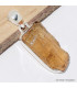 Bijou Pendentif argent Topaze impériale brute Pendentifs pierres naturelles CWA79.5