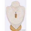 Bijou Pendentif argent Topaze impériale brute Pendentifs pierres naturelles CWA79.5