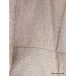 Châle pour femme laine très fine beige taupe Tous les pashminas CHALF21
