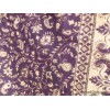 Châle népalais prune motifs cachemire 100 x 200 cm Grand Châle népalais 100 x 200 cm GSS6