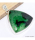 Pendentif triangulaire en Jade vert Transvaal Bijoux en Jade CWA91
