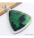 Pendentif triangulaire en Jade vert Transvaal Bijoux en Jade CWA91