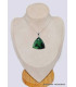 Pendentif triangulaire en Jade vert Transvaal Bijoux en Jade CWA91