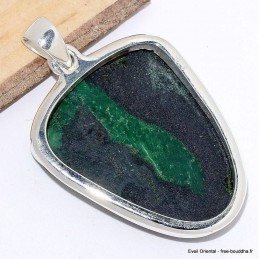 Pendentif bijou semi-oval en Jade vert Transvaal Bijoux en Jade CWA91.1