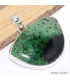 Pendentif bijou semi-rond en Jade Transvaal hydrogrossulaire Bijoux en Jade CWA91.2