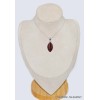 Pendentif marquise Oeil de Tigre rouge facetté Pendentifs pierres naturelles CWA89.1