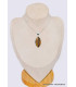 Pendentif marquise Oeil de Tigre facetté Pendentifs pierres naturelles CWA93