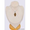 Pendentif marquise Oeil de Tigre facetté Pendentifs pierres naturelles CWA93