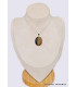 Pendentif Oeil de Tigre facetté oval Pendentifs pierres naturelles cwa93.1