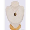 Pendentif Oeil de Tigre facetté oval Pendentifs pierres naturelles cwa93.1