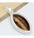 Bijou Pendentif Oeil de Tigre facetté marquise Pendentifs pierres naturelles cwa93.4