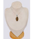 Bijou Pendentif Oeil de Tigre facetté marquise Pendentifs pierres naturelles cwa93.4