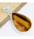 Bijou Pendentif Oeil de Tigre facetté forme goutte Pendentifs pierres naturelles cwa93.5