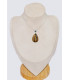 Bijou Pendentif Oeil de Tigre facetté forme goutte Pendentifs pierres naturelles cwa93.5