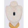 Gros pendentif Vivianite bleue rectangulaire Pendentifs pierres naturelles CWA94.1