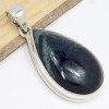 Pendentif Vivianite bleue jaune forme goutte Pendentifs pierres naturelles CWA94.2
