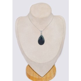 Pendentif Vivianite bleue jaune forme goutte Pendentifs pierres naturelles CWA94.2