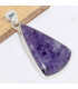 Bijou Pendentif Lepidolite triangulaire Bijoux en Lepidolite CWA95