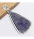 Bijou Pendentif Lepidolite triangulaire Bijoux en Lepidolite CWA95
