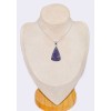 Bijou Pendentif Lepidolite triangulaire Bijoux en Lepidolite CWA95