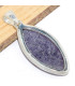 Bijou Pendentif Lepidolite taille marquise Bijoux en Lepidolite CWA95.1