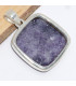 Gros Pendentif carré en Lépidolite Bijoux en Lepidolite CWA95.2