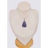 Pendentif argent lepidolite forme triangle Bijoux en Lepidolite CWA95.6