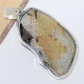 Grand Pendentif pierre Staurolite porte-bonheur - Bijoux en Staurolite