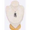 Grand Pendentif pierre Staurolite porte-bonheur Bijoux en Staurolite CWA96.2