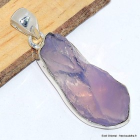 Pendentif en Quartz Lavande brut Pendentifs pierres naturelles CWA97