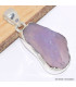 Pendentif en Quartz Lavande brut forme libre Pendentifs pierres naturelles CWA97.2