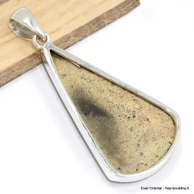 Pendentif argent Hématite Blister - Pendentifs pierres naturelles