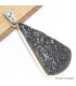 Pendentif argent Hématite Blister Pendentifs pierres naturelles CWA98.1