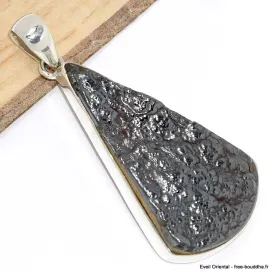 Pendentif argent Hématite Blister - Pendentifs pierres naturelles