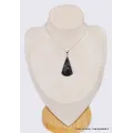 Pendentif argent Hématite Blister - Pendentifs pierres naturelles