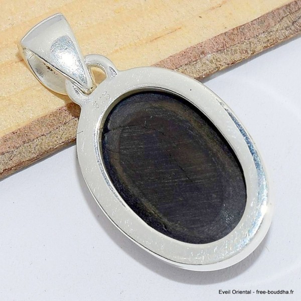 Bijou Pendentif en Black Star Diopside oval Pendentifs pierres naturelles CWA99.1