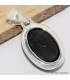 Pendentif en Black Star Diopside Obsidienne étoilée Pendentifs pierres naturelles CWA99.2