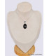 Pendentif en Black Star Diopside Obsidienne étoilée Pendentifs pierres naturelles CWA99.2
