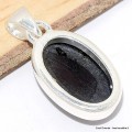 Pendentif en Black Star Diopside ou Diopside étoilée Pendentifs pierres naturelles CWA99.3