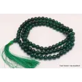 Mala tibetain de prières tibétain en Jade vert 8 mm - Mala tibétain 108 perles