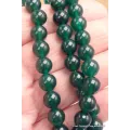Mala tibetain de prières tibétain en Jade vert 8 mm - Mala tibétain 108 perles